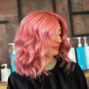 Pink mermaid hair color ideas