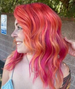 Ruby Mermaid Hair