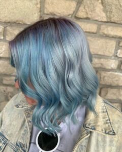 Sterling Blue mermaid hair color ideas